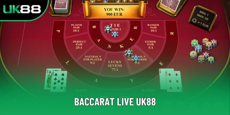 Baccarat Live UK88 – Trải Nghiệm Đỉnh Cao Cùng UK88