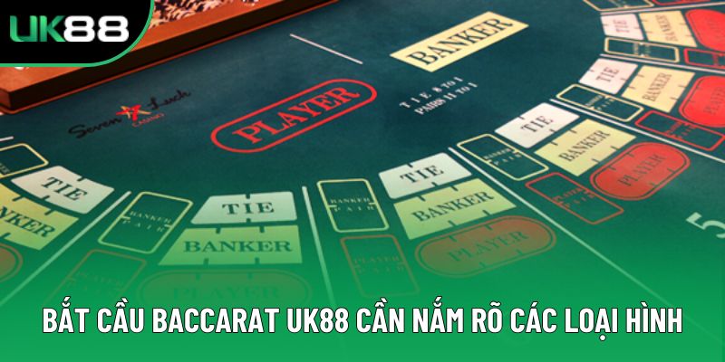 Bắt cầu baccarat Uk88 cần nắm rõ các loại hình
