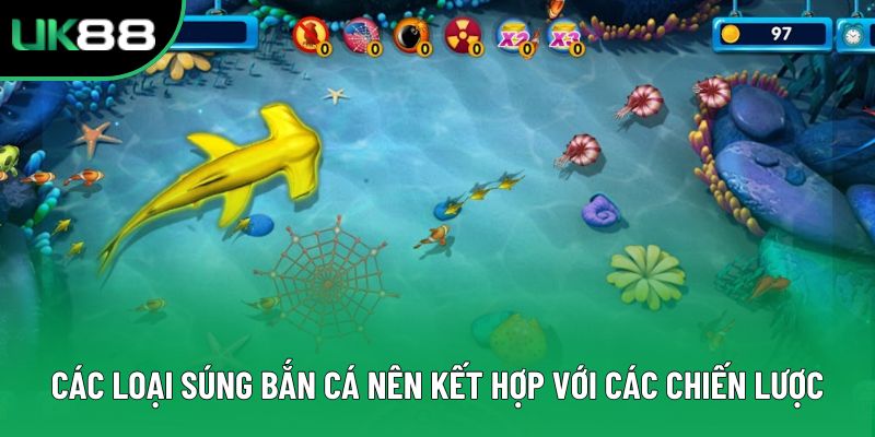 Các loại súng bắn cá nên kết hợp với các chiến lược