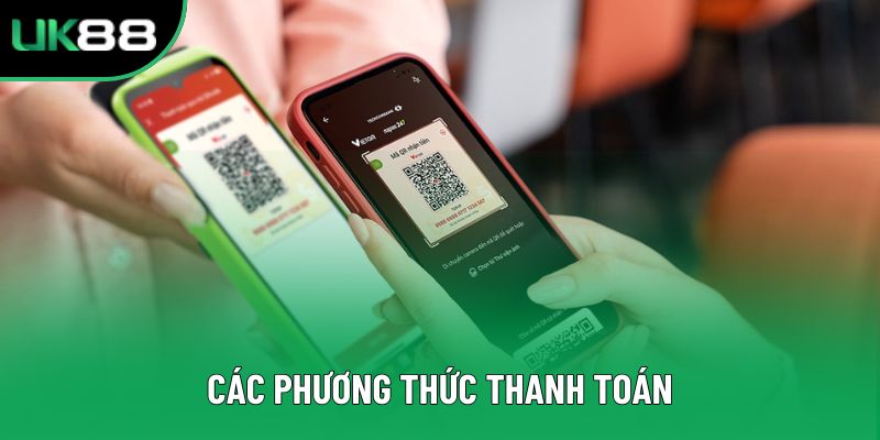 Các phương thức thanh toán