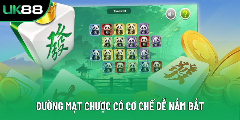 Đường mạt chược có cơ chế dễ nắm bắt